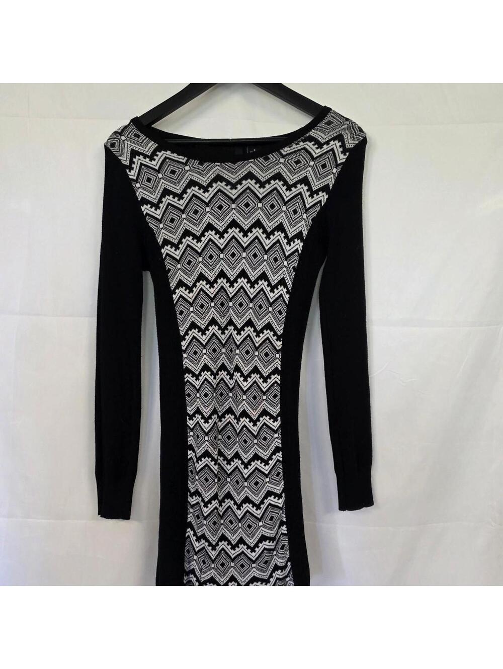 Ultra Flirt Women's Black and White Dress